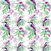 Pájaros - Proyecto Motivos para Repetir. Design, Graphic Design, Traditional illustration, Painting, Advertising, Accessor, Design, Interior Design, Product Design, and Packaging project by SuG - 06.11.2015