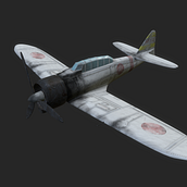 Mitsubishi ZERO A-101. Un projet de 3D , et Conception de jeux  de Sergio Espinosa Hernández - 13.05.2015