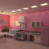 Diseño de cocina con la marca SMEG . 3D proyek oleh Raquel Arauzo Puente - 05.13.2015