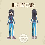 Ilustraciones - Vectores. Traditional illustration project by Ana Cristina Talexi Tina - 05.13.2015