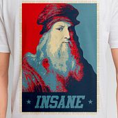 Pandmian / T-shirt "Da Vinci Insane". Un progetto di Design e Progettazione di giochi di Pandmian - 17.05.2015