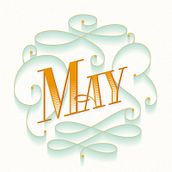 May. Calligraph, Graphic Design, T, and pograph project by Mercè Núñez Mayoral - 05.18.2015