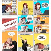 Mi Proyecto "Trabajo de última hora" #historiasdeunafreelance. Comic, and Traditional illustration project by Elena Altuna - 05.18.2015