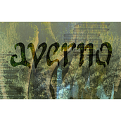 Lettering "Averno", caligrafía manual escaneada con collage digital. Projekt z dziedziny  Kaligrafia, Projektowanie graficzne,  Malarstwo, T i pografia użytkownika Sara Álvarez - 18.12.2013
