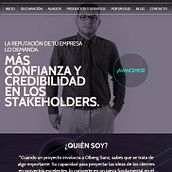 Olberg Sanz | Web | España. Un proyecto de Consultoría creativa, Desarrollo Web, Diseño gráfico, Diseño interactivo, Diseño Web, Fotografía, Gestión del diseño, Marketing y UX / UI de Olberg Sanz Isaza - 19.09.2014