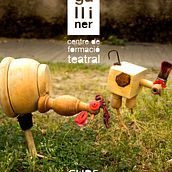 imagen gráfica para el 25 aniversario de El Galliner, escola de teatre. Br, ing, Identit, Art Direction, Design, Graphic Design, and Advertising project by Marta Salvador Sánchez - 02.21.2015