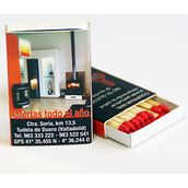Cajas de Cerillas para Bazamazano Chimeneas. Graphic Design, and Advertising project by Miguel F. Cala Torres - 05.22.2015