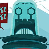 Hok! Hok!. Projekt z dziedziny Projektowanie postaci, Trad, c i jna ilustracja użytkownika Nery Estuardo Arango Alegría - 24.05.2015