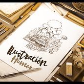 Ilustración Prensa. Traditional illustration project by Emilio Lopez - 05.24.2015