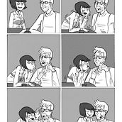 Historieta de 5 páginas para cómic colectivo "TODAS PUTAS" (Dibukks 2014). Comic project by Mamen Moreu Bibián - 05.25.2015