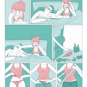 Historieta para album colectivo "ENJAMBRE" (Norma editorial 2014). Comic project by Mamen Moreu Bibián - 05.25.2015