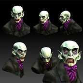 Mi Proyecto del curso Modelado de personajes en 3D: Nosferatu. 3D project by manuel espinosa quiros - 05.25.2015