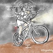 Postureo en el deporte - Vida y Bici. Un proyecto de Ilustración tradicional de Sergio Moreno Merino - 25.05.2015