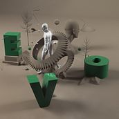 Mi Proyecto del curso Dirección de Arte con Cinema 4D. 3D project by Elvis Benício - 05.27.2015