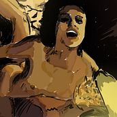 ILUSTRACION. Fight Club.. Design, and Traditional illustration project by Camila Bernal - 07.18.2014