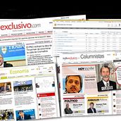 Sitio de Noticias Infoexclusivo. Design, Graphic Design, and Web Design project by Natalia Delgado - 03.10.2012