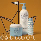 Baby cosmetics "Estribor" Ein Projekt aus dem Bereich Br, ing und Identität, Design, Produktdesign, Grafikdesign und Verpackung von mariadebenito89 - 29.05.2015