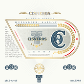 Beer project. Cisneros. Un proyecto de Diseño de producto y Diseño gráfico de javier sanchez - 05.12.2014