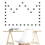 Vinilos decorativos: Gatos, Huesos y Coronas.. Un projet de Design , Design d'intérieur, Conception de produits , et Design graphique de Raquel Catalan - 04.06.2015