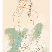 ilustración para la exposición de luis j.Higueras en uikú Ein Projekt aus dem Bereich Bildende Künste, Traditionelle Illustration und Malerei von patricia Aguado Zambrana - 05.06.2015