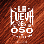 LA CUEVA DEL OSO (Food And Drink) 2015  By: YoBa Design. Br, ing, Identit, Calligraph, Graphic Design, T, and pograph project by Giovanny Mauricio Ramírez Nariño - 03.19.2014