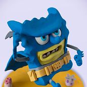 BatBob. Un progetto di Design di giocattoli, Character design e Scultura di Gustavo Vargas Tataje - 07.06.2015