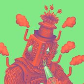 Encantador de serpientes. Traditional illustration project by Leonardo Konndeplus - 06.08.2015