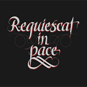 Requiescat in pace - Curso Caligrafía y lettering para manos inquietas. Un progetto di Calligrafia, Graphic design e Scrittura di Jaime de la Torre Ferrándiz - 09.06.2015