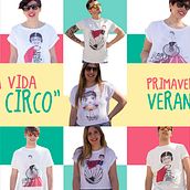Colección Primavera-Verano 2015 "Una vida de Circo". Un progetto di Design, Character design, Graphic design e Illustrazione tradizionale di Rebeca Martínez de la Cruz - 10.06.2015