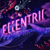 Eccentric. Traditional illustration, Lettering, and Multimedia project by Marta Pérez Grande - 03.17.2017