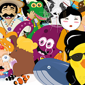 La vida. Un progetto di Collage, Character design e Illustrazione tradizionale di Mauricio Galeana - 13.06.2015