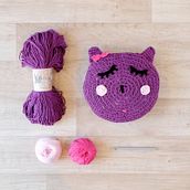 Cojín de ganchillo con carita de gato. Een project van Craft van Harmonie Koch - 04.04.2015