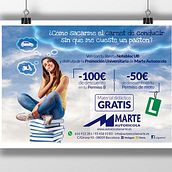 Campaña publicitaria Autoescola Marte . % Henry Avila Design tarafından hazırlanan Sanat Yönetmenliği, Tasarım, Grafik Tasarım, Pazarlama, Ve Reklamcılık projesi - 03.18.2015