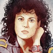 Teniente Ripley. Traditional illustration, and Painting project by Fende - 06.21.2015