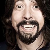 Ilustración Dave Grohl. Un proyecto de Ilustración tradicional de Nicolas Piñeiro - 23.06.2015