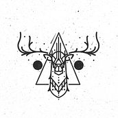 Deer İllustration. Un proyecto de Dirección de arte, Diseño e Ilustración tradicional de Turgay Mutlay - 23.06.2015