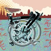 The more I love my bike the more I love my city.. Un proyecto de Ilustración tradicional de Mery - 21.02.2013