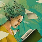 Feria del Libro (Santa Cruz de Tenerife). Design, and Traditional illustration project by Nisamar González Mederos - 07.01.2015