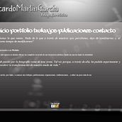 Ricardo Martín García - Fotógrafo. Web Design project by Diego Collado Ramos - 04.08.2011