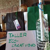 Taller de Eco-Creatividad en Zinc Shower 2015. Arts, Crafts, Br, ing, Identit, Cop, writing, Art Direction, Information Design, Product Design, Writing, Events, Marketing, Packaging, and Screen Printing project by ANA MARTÍN MAGAÑA - 05.08.2015