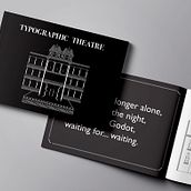 Typographic Theatre. Editorial Design, Traditional illustration, T, and pograph project by Andreea Dragomir - 07.06.2015