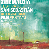 SanSebastianFilmFestival. Graphic Design, Traditional illustration, and Painting project by Estudio Acuático - 07.13.2015