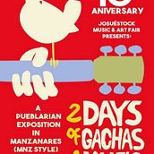 Cartel ROMERIDA 2015 (Woodstock advertisement). Een project van  Br, ing en identiteit,  Ontwerp y Grafisch ontwerp van Natalia Beato Pérez - 21.07.2015