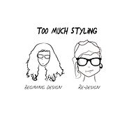 Re-brand own logo, self portrait.. Een project van  Br, ing en identiteit,  Ontwerp, Grafisch ontwerp y Traditionele illustratie van Natalia Beato Pérez - 21.07.2015