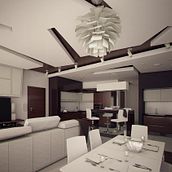 Remodelación de apartamentos en Moscow. Render y video 3d. 3D, Architecture, Interior Architecture, Interior Design, Photograph, and Post-production project by Rodrigo martinez ruiz - 07.21.2015