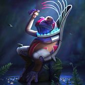 King Frogland . Un progetto di Illustrazione tradizionale di Juan Martín Bueno - 22.07.2015