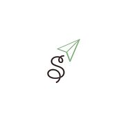 Letras Voladas | logo. Een project van  Br e ing en identiteit van Blanca de Frutos - 18.03.2015