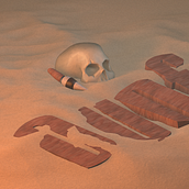 Dune - escena rapida. 3D project by Julian Rivas - 07.26.2015
