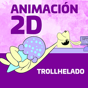 Mi Proyecto del curso Animación digital en 2D - Trollhelado. Een project van Animatie, 2D-animatie y Karakteranimatie van steven torres - 26.08.2016