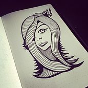ilustraciones | bocetos 2. Character Design, and Traditional illustration project by Lucas Danilas - 05.31.2015